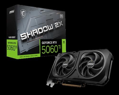 MSI GEFORCE 5060 TI 16GB SHADOW 2X OC PLUS BULK NV