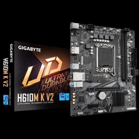 GIGABYTE H610M K V2 Placa base - Procesadores Inte