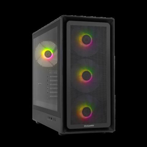 NOX Hummer Aero Midi Tower Negro