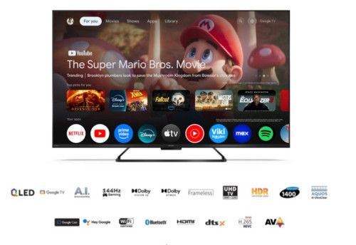 SHARP 55HR7265E GOOGLE TV 55