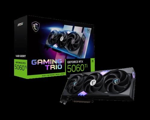 MSI GAMING GeForce RTX 5060 TI 16G TRIO OC NVIDIA