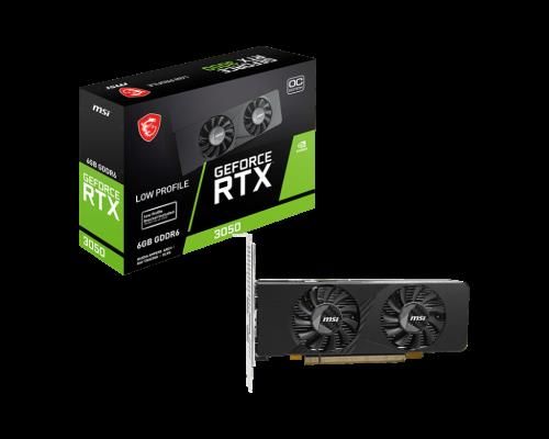 MSI GEFORCE RTX 3050 LP E 6G OC tarjeta gráfica NV