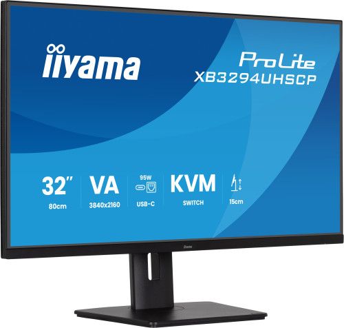 MONITOR IIYAMA, 32 PULGADAS, VA 4K BASE USB-C (95W