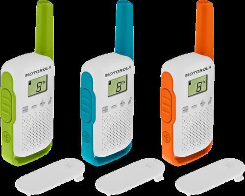 PACK 3 WALKIE TALKIE T42 VERDE/AZUL/NARANJA T42 MO