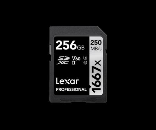 Lexar SDXC, 256 GB UHS-II Clase 10