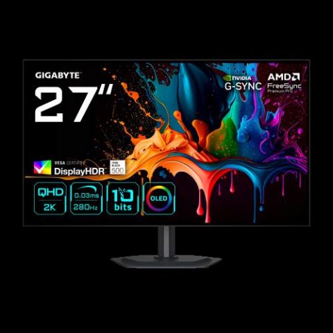 GIGABYTE MO27Q28G Monitor Gaming OLED 27