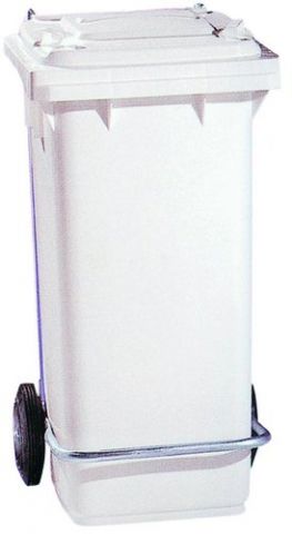 CONTENEDOR PROFESIONAL CON RUEDAS Y PEDAL 120 LITR