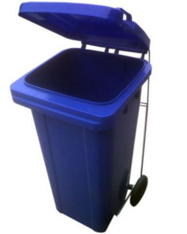 CONTENEDOR PROFESIONAL CON RUEDAS Y PEDAL 120 LITR