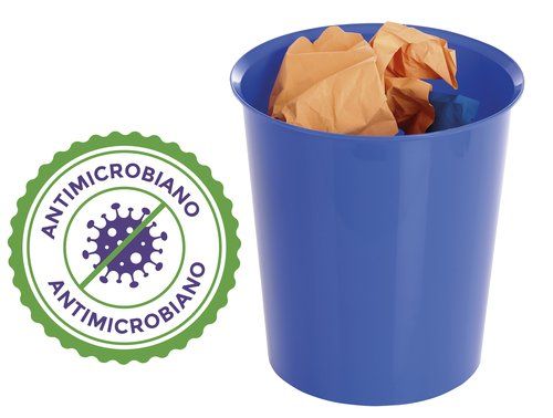 PAPELERA PLASTICO CERRADA A.2000 ANTIMICROBIANO SA