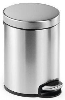 PAPELERA METALICA DURABLE REDONDA 5 LITROS con PED