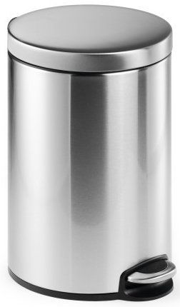 PAPELERA METALICA DURABLE REDONDA 12 LITROS con PE