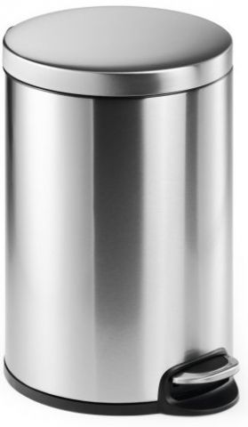 PAPELERA METALICA DURABLE REDONDA 20 LITROS con PE