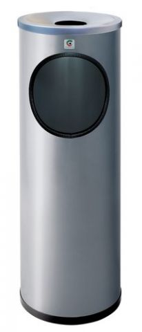 PAPELERA CENICERO CILINDRO METALICA REDONDA B-10 2
