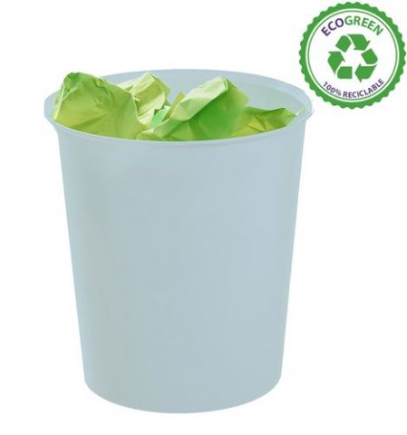 PAPELERA PLASTICO CERRADA A.2000 18 LITROS AZUL PA