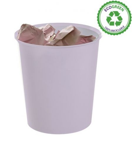 PAPELERA PLASTICO CERRADA A.2000 18 LITROS MALVA P