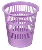 PAPELERA PLASTICO REJILLA FAIBO 12 L VIOLETA PASTE