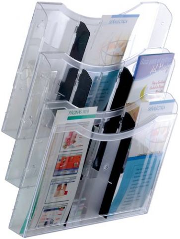 SOPORTE MURAL DE 3 BANDEJA A4 HORIZONTAL ARCHIPLAY
