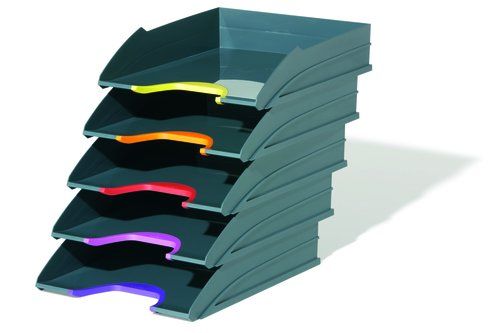 BANDEJA SOBREMESA DURABLE VARICOLOR PACK DE 5