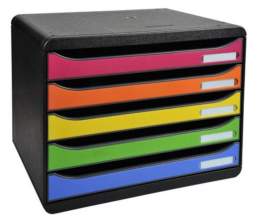 MODULO EXACOMPTA BIG-BOX PLUS APAISADO 5 CAJONES C