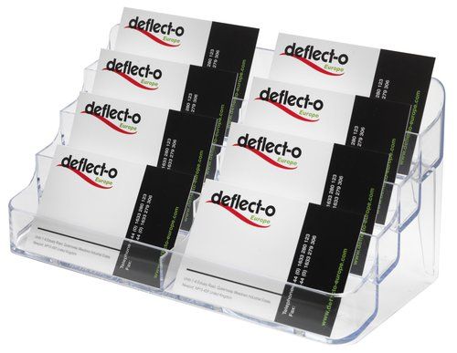 PORTATARJETAS SOBREMESA DEFLECT-O 8 COMPARTIMENTOS