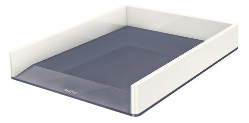 BANDEJA SOBREMESA LEITZ WOW DUAL BLANCO PERLA/GRIS