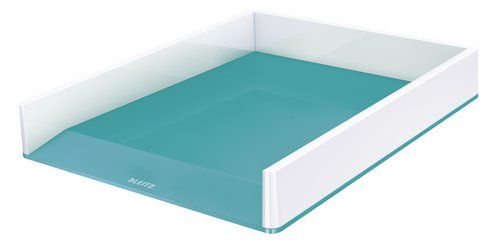 BANDEJA SOBREMESA LEITZ WOW DUAL TURQUESA/BLANCO