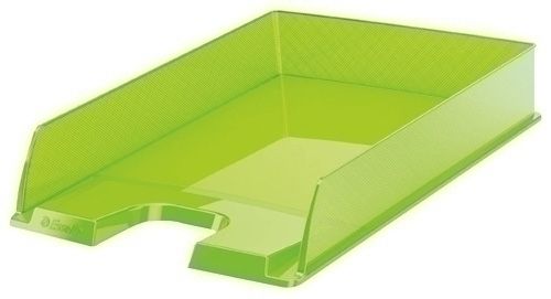 BANDEJA SOBREMESA EUROPOST TRANSPARENTE VERDE