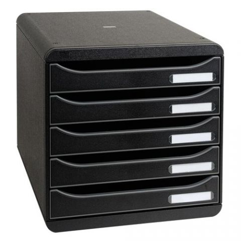 MODULO EXACOMPTA BIG-BOX PLUS ECOBLACK 5 CAJONES C