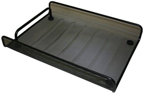BANDEJA SOBREMESA METALICA MALLA NEGRA