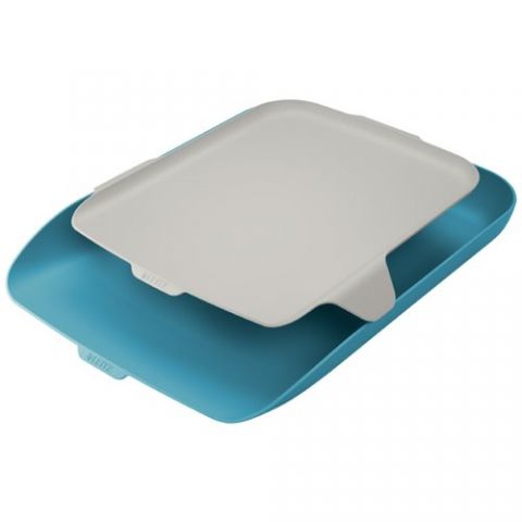 BANDEJA SOBREMESA LEITZ COSY con ORGANIZADOR AZUL