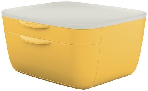 MODULO LEITZ COSY 2 CAJONES AMARILLO