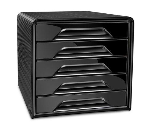 MODULO CEP 7-111 ESTANDAR 5 CAJONES COLOR NEGRO