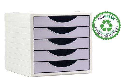 MODULO 5 CAJONES ARCHIVO 2000 ARCHIVOTEC MALVA PAS