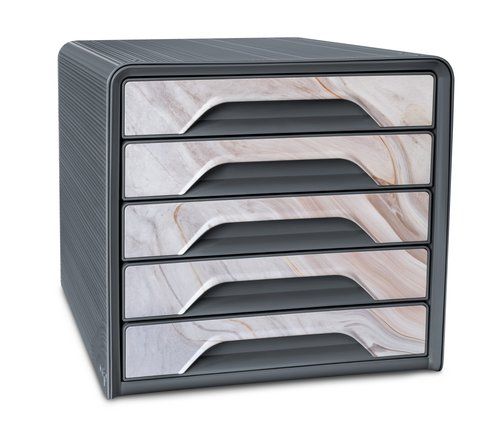 MODULO CEP 7-111 ESTANDAR 5 CAJONES COLOR GRIS/MAR