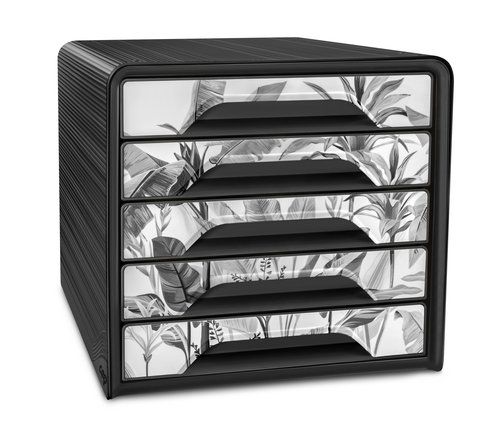 MODULO CEP 7-111 ESTANDAR 5 CAJONES COLOR NEGRO/NE