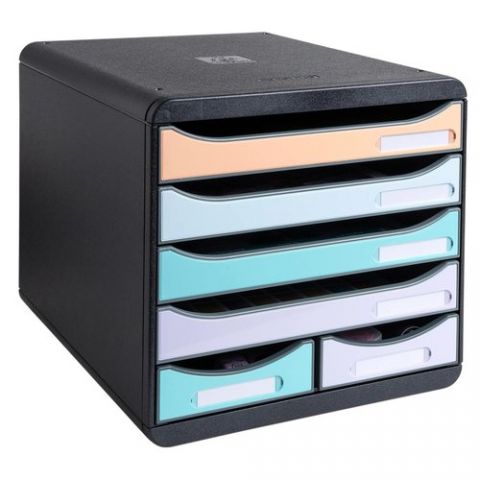 MODULO EXACOMPTA AQUAREL 6 CAJONES BIG BOX MAXI NE