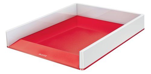 BANDEJA SOBREMESA LEITZ WOW DUAL ROJO METALIZADO/B