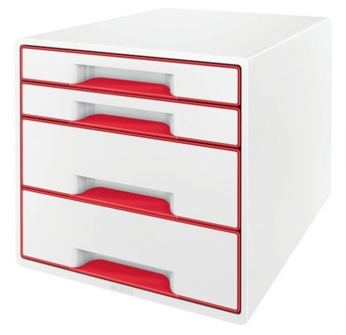 MODULO 4 CAJONES LEITZ WOW CUBE (2 GRANDES + 2 PEQ