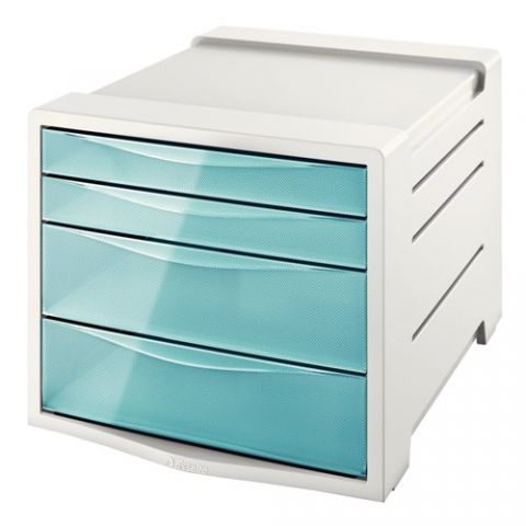 MODULO CAJONES ESSELTE 4 CAJONES COLOUR BREEZE AZU