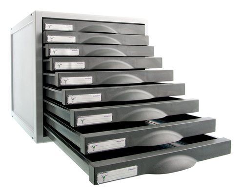 MODULO ARCHISYSTEM 9 CAJONES GRAFITO