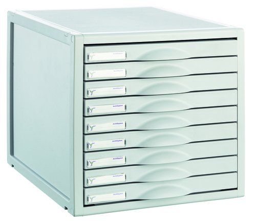 MODULO ARCHISYSTEM 9 CAJONES GRIS