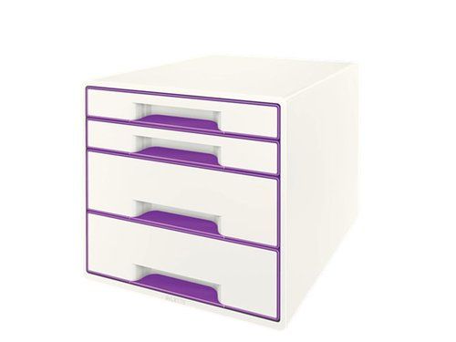 MODULO 4 CAJONES LEITZ WOW CUBE (2 GRANDES + 2 PEQ