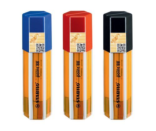 ROTULADOR FIBRA STABILO POINT 88 ESTUCHE de 20 BIG