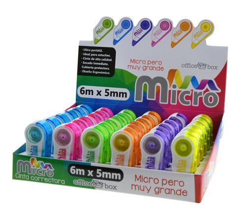 CINTA CORRECTORA MICRO OFFICE BOX 6 metros x 5mm.E