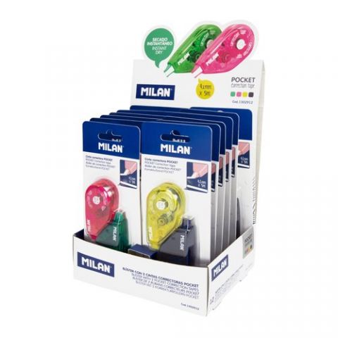 CORRECTOR CINTA MILAN POCKET 4.2 mm x 5 m EXPOSITO