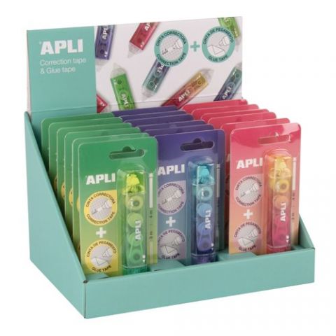 CORRECTOR CINTA DUAL APLI 2 EN 1 (corrector y adhe