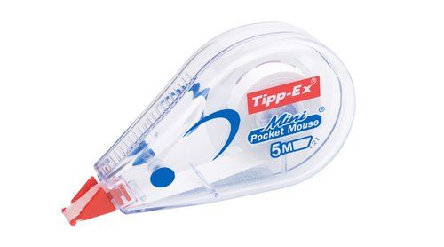 CORRECTOR CINTA TIPPEX MINI POCKET MOUSE 5 mm x 5