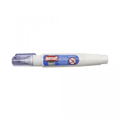 CORRECTOR LIQUIDO BOLIGRAFO INSTANT 9 ml PUNTA MET