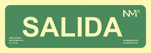 SEÑAL HOMOLOGADA SALIDA PACK DE 2