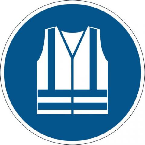 MARCAJE SEGURIDAD DURABLE AUTOADHESIVO USE CHALECO